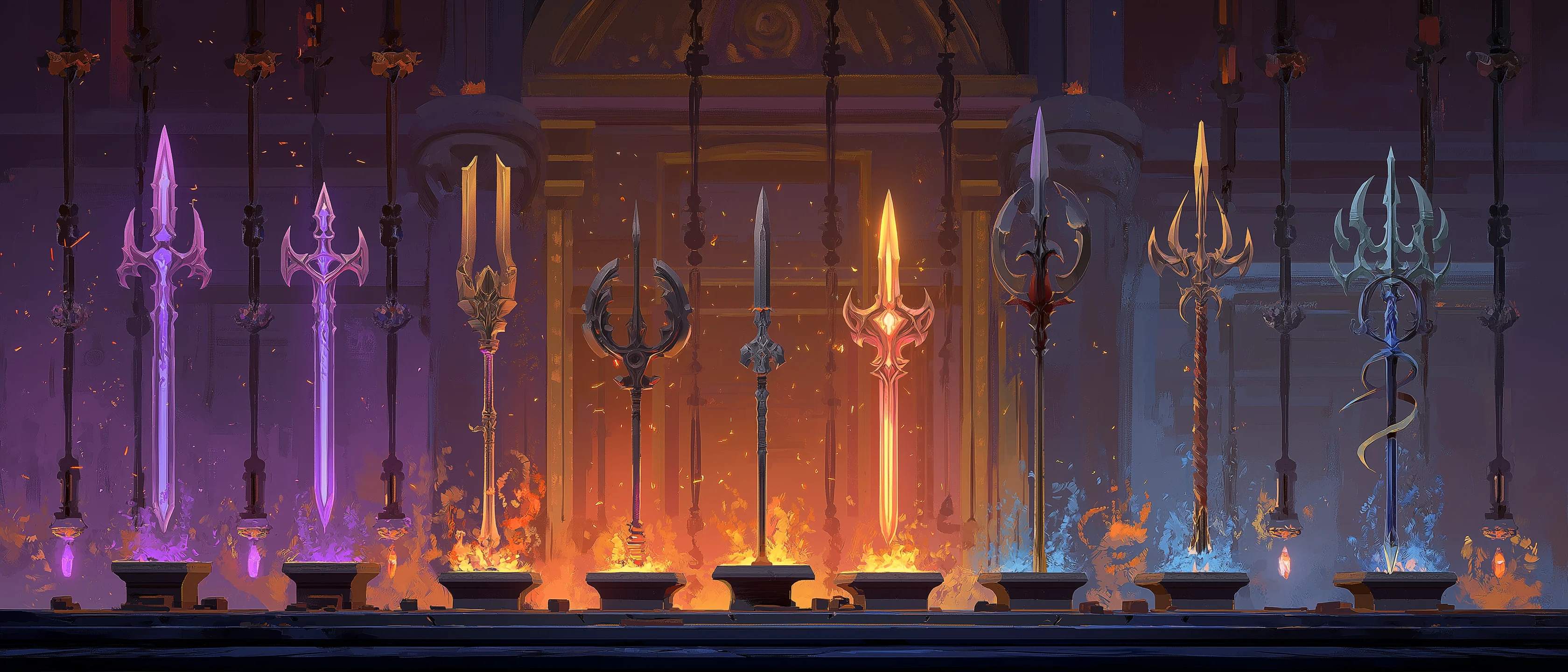Grand forge-temple of divine weapons