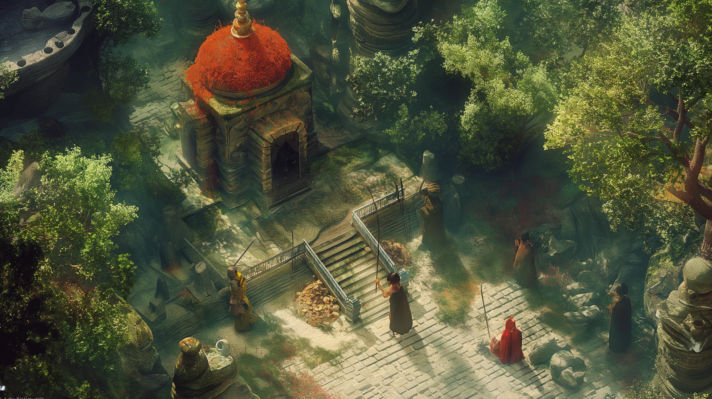 Zoomed-out view of the outer realm